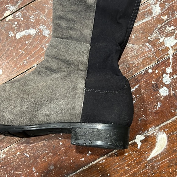 Size 7 1/2 grey suede over the knee boot - Picture 9 of 13